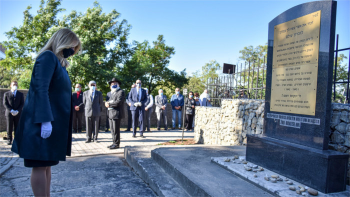 Präsidentin Čaputová gedachte der Holocaust-Opfer 