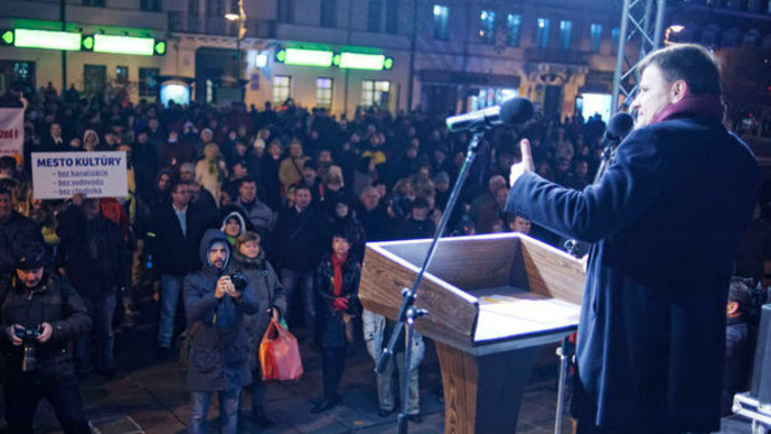 Protests against corruption continued in Košice