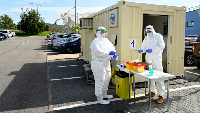 Eslovaquia registra la mayor cantidad de positivos por coronavirus en un día