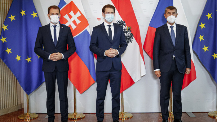 Grenzen zwischen Slowakei, Tschechien und Österreich weiter offen