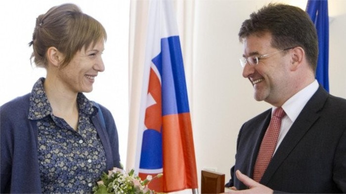 “Nasťa es la embajadora deportiva de nuestro país“ declaró Lajčák