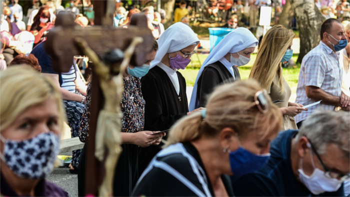 Messe solennelle à Šaštín