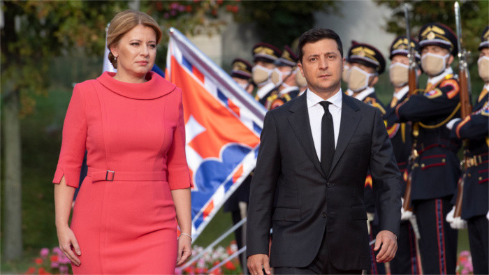 Präsident der Ukraine besuchte die Slowakei 