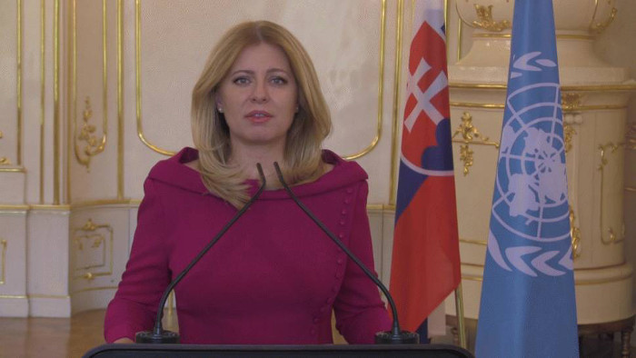 Präsidentin Čaputová auf UN-Klimagipfel