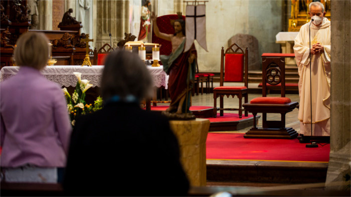 Les mesures épidémiologiques s’appliquent également aux églises
