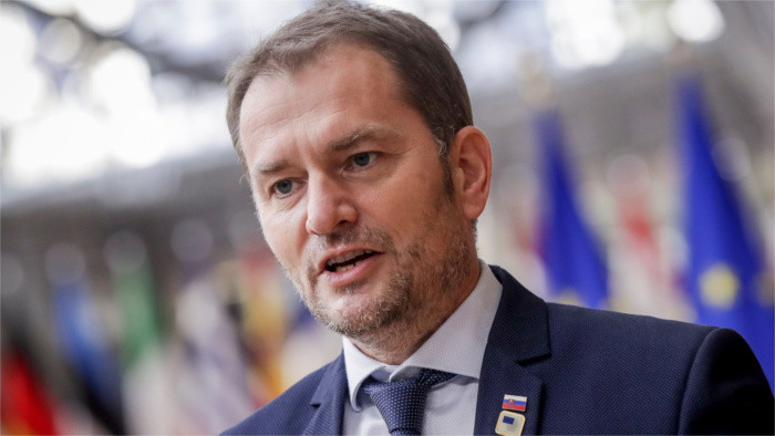 El premier, Igor Matovič, participa en cumbre de líderes de la UE