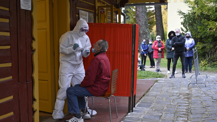 One percent positive results on Saturday