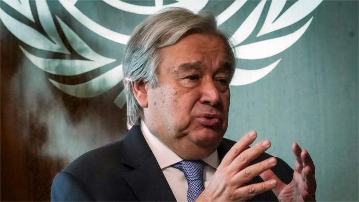 75 ans de l’ONU : Le palais présidentiel illuminé en bleu