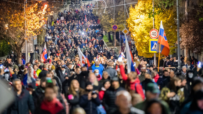 Protestas contra el Gobierno en todo el país