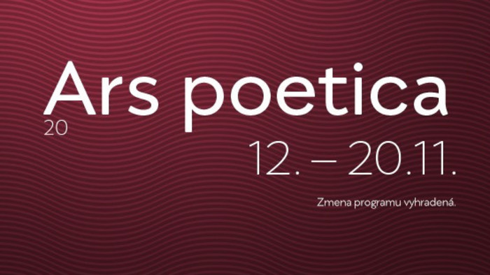 Aj Ars Poetica 2020 bude v online priestore