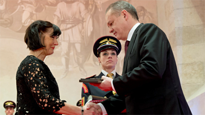 La presidenta recibe a la doctora Horáková 