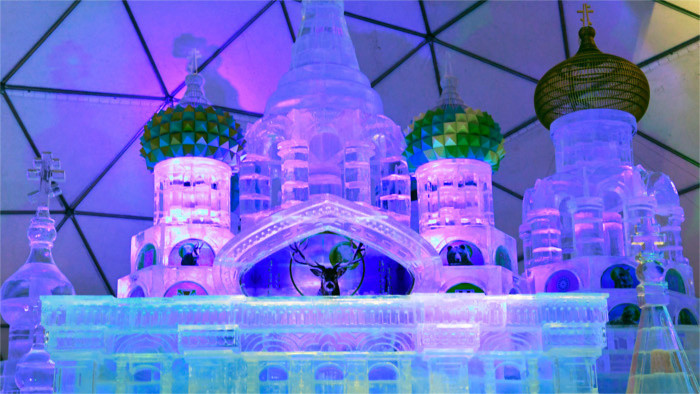 La Catedral de Hielo de los Tatras se inspira este año en una de las catedrales de San Petersburgo