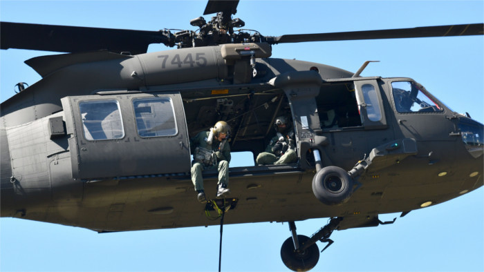L'offre des États-Unis sera utilisée pour les hélicoptères Black Hawk et leurs équipements