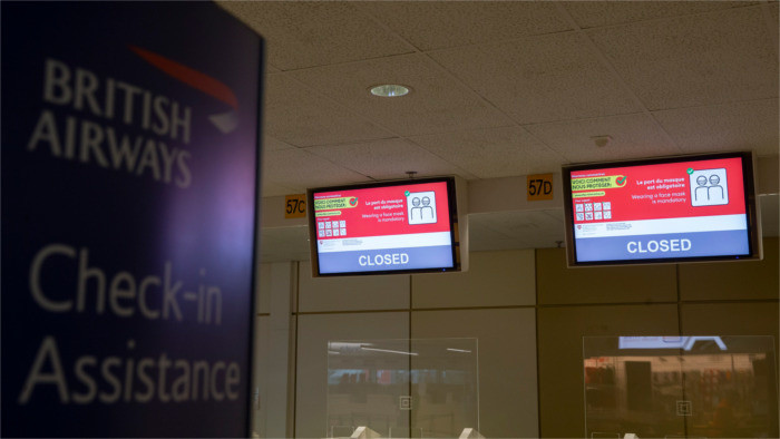 Arrêt des vols en provenance de la Brande Bretagne et d'Irlande du Nord