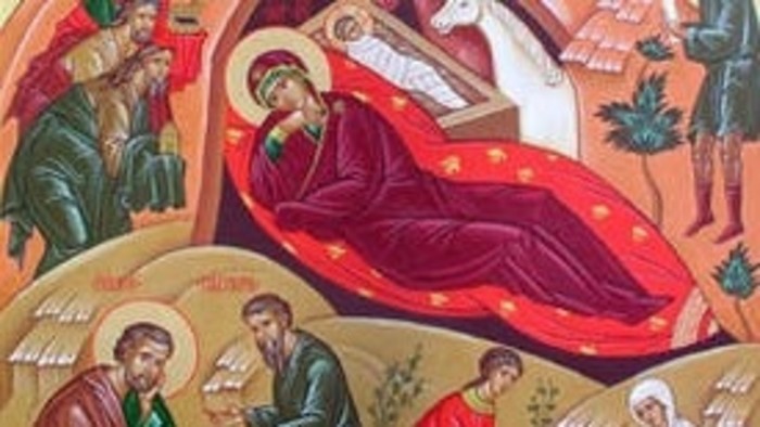 Výjavy narodenia Ježiša na pravoslávnych ikonách