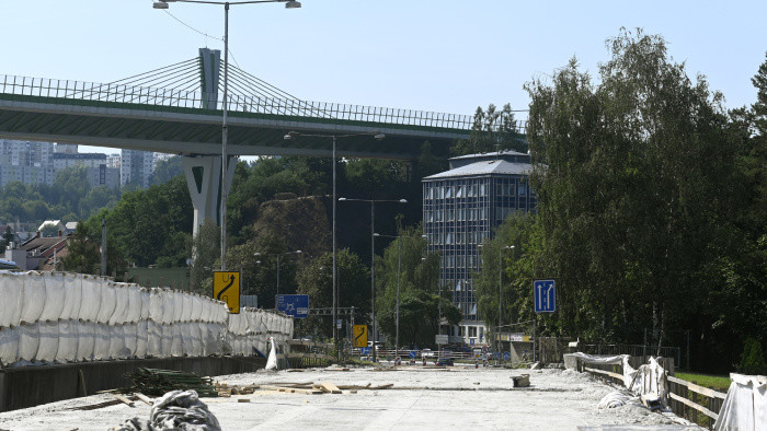 Nové odvodnenia na Ulici Vajanského v Považskej Bystrici