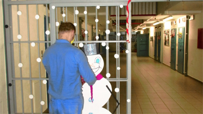 Les prisonniers avec leurs proches