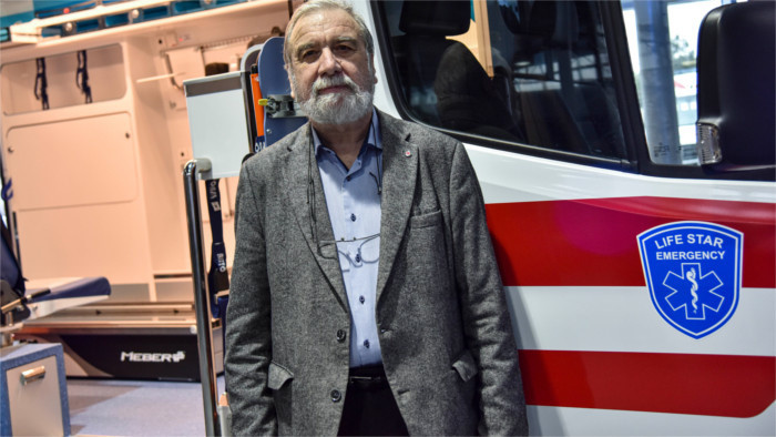 Entrevistamos al jefe de la Cruz Roja Eslovaca, médico y técnico en emergencias sanitarias, Viliam Dobiáš