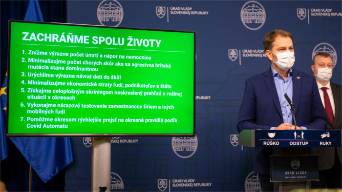 Dépistage intégral de la population et prolongement du couvre-feu