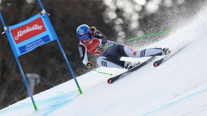 Petra Vlhová Zweite im Super-G 
