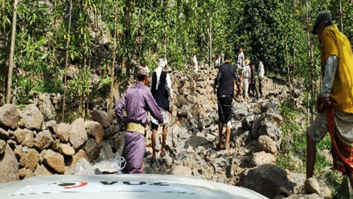 7. Rehabilitation of Wadi Al-Ma'ein road (before).png