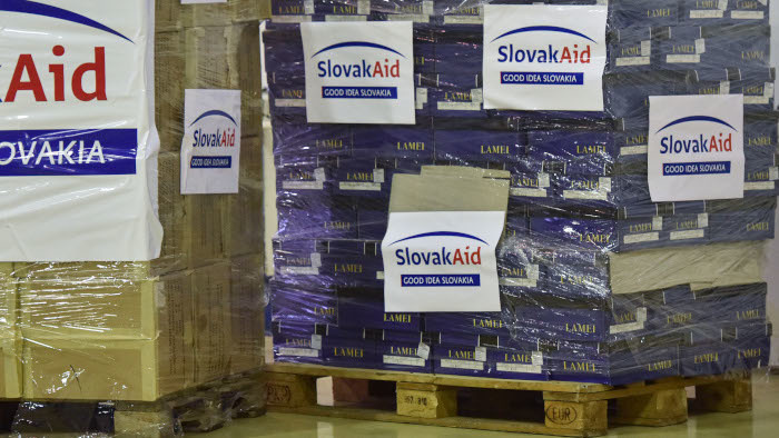 Aide humanitaire slovaque à Skopje