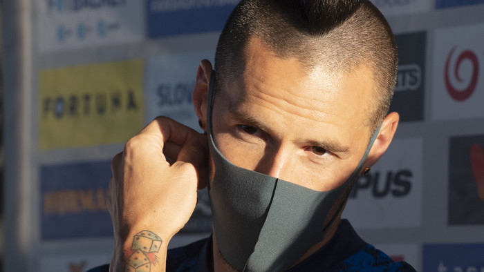 Marek Hamšík doma trénuje s tímom Podbrezovej