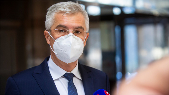 Außenminister Korčok beim Treffen der EU-Minister