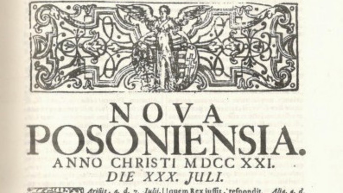 300 Jahre Zeitung Nova Posoniensia