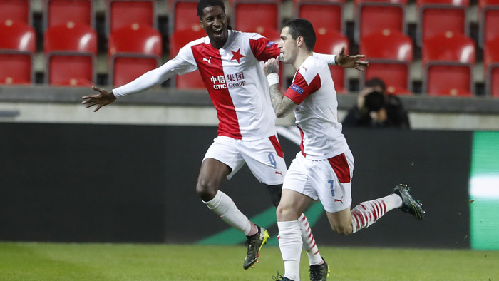Slavia Praha pred zápasom s Arsenalom
