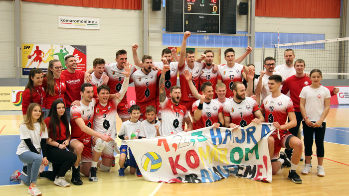 Volejbal: Komárno získalo premiérový majstrovský titul