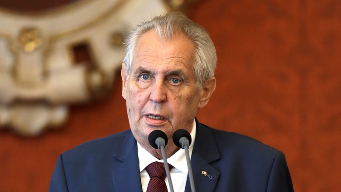 Prejav českého prezidenta Miloša Zemana