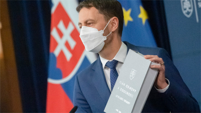 Comisión Europea recibe el Plan eslovaco de Recuperación y Resistencia