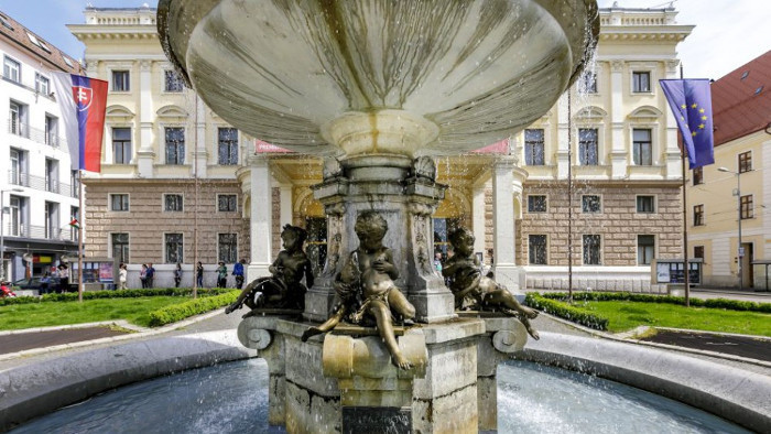 Las fuentes artificiales de Bratislava
