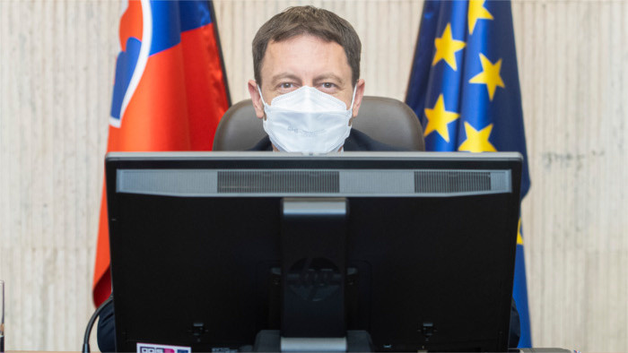 Videokonferenz des slowakischen Premiers mit den EU-Botschaftern