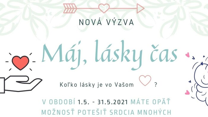 Iniciatíva Máj lásky čas chce potešiť seniorov