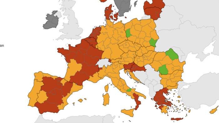 Die Slowakei ist ein orangefarbenes Reiseland