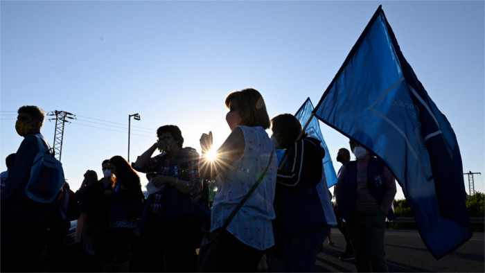 Protesters blocked border crossings