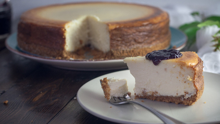 Japonský cheesecake so zlatou čokoládou