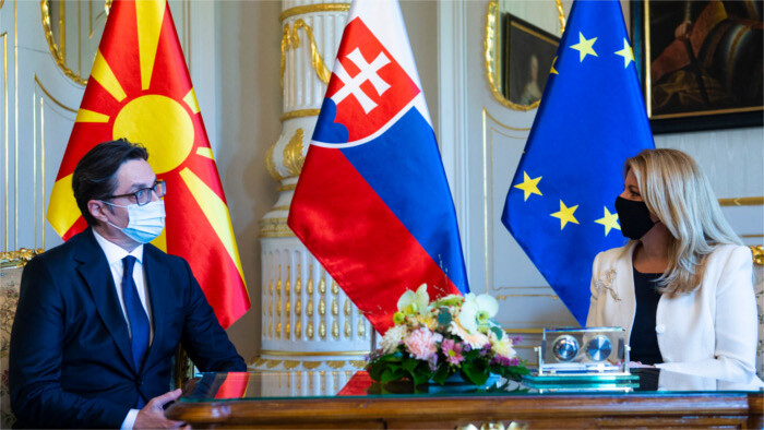 El jefe de la Diplomacia eslovaca inauguró en Bratislava la embajada de la Macedonia del Norte 