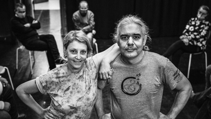 Divadelníci Uršuľa Kovalyk a Patrik Krebs v Ráne na eFeMku