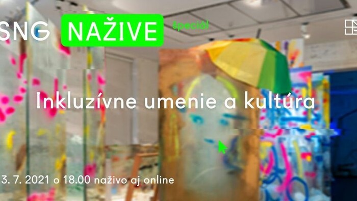 SNG pripravuje diskusiu na tému inkluzívneho umenia a kultúry v rámci Dúhového PRIDU Bratislavy