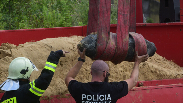 En el centro de la capital se ha hallado una bomba aérea de la Segunda Guerra Mundial