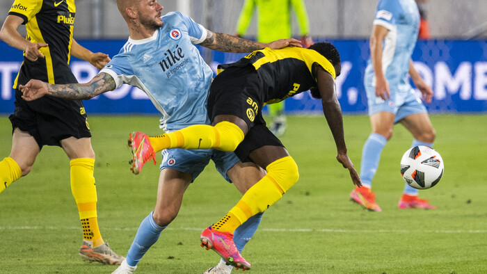 Futbal: Slovan Bratislava - YB Bern BAX 0:0
