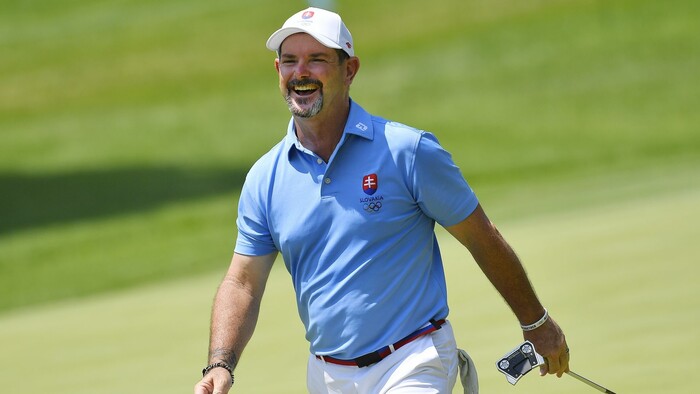 Rory Sabbatini počas golfového turnaja v Tokiu.