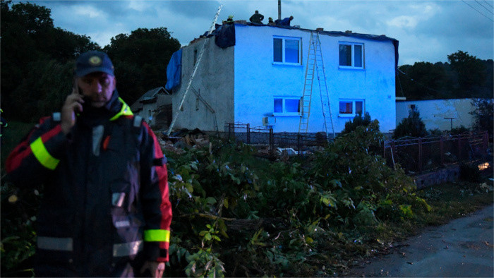 Un tornado se forma en Petkovce