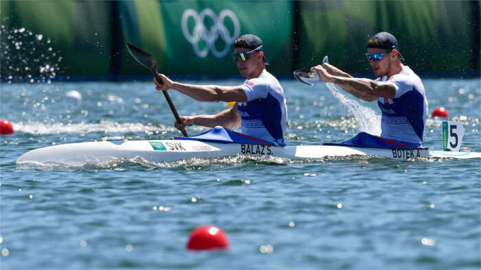 Los piragüistas eslovacos Samuel Baláž y Adam Botek pasaron a la semifinal de K2 de 1000m