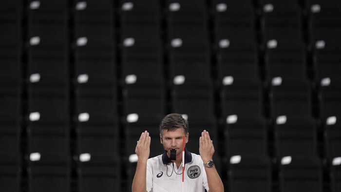 Volejbalový rozhodca Juraj Mokrý