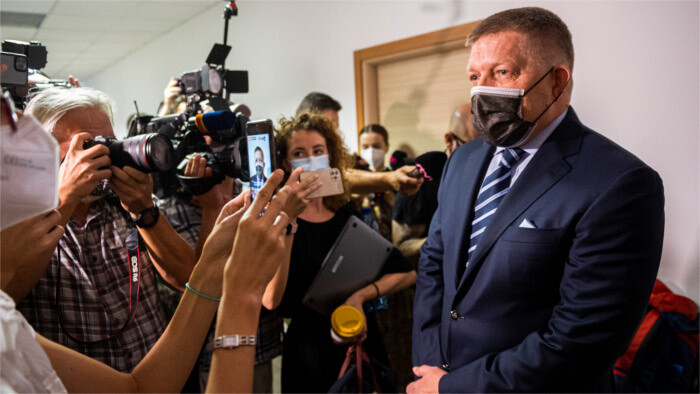 Robert Fico comes to the trial of former special prosecutor