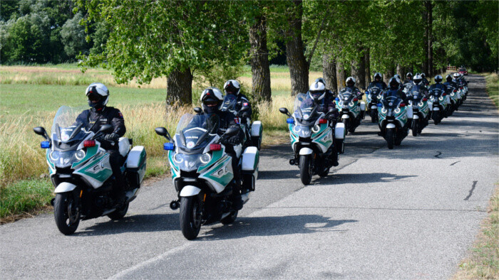 De nouvelles motos pour les services du ministère de l’intérieur 